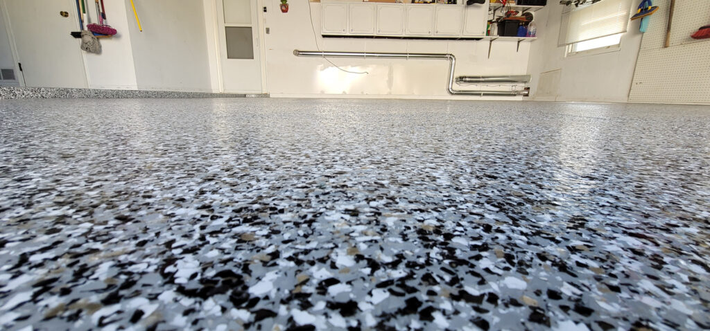 Full flake system maintenance tips for epoxy floor in garages