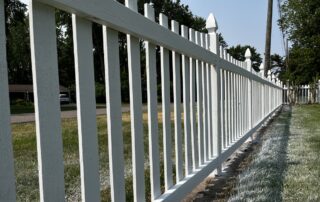 picket fence painting vs staining