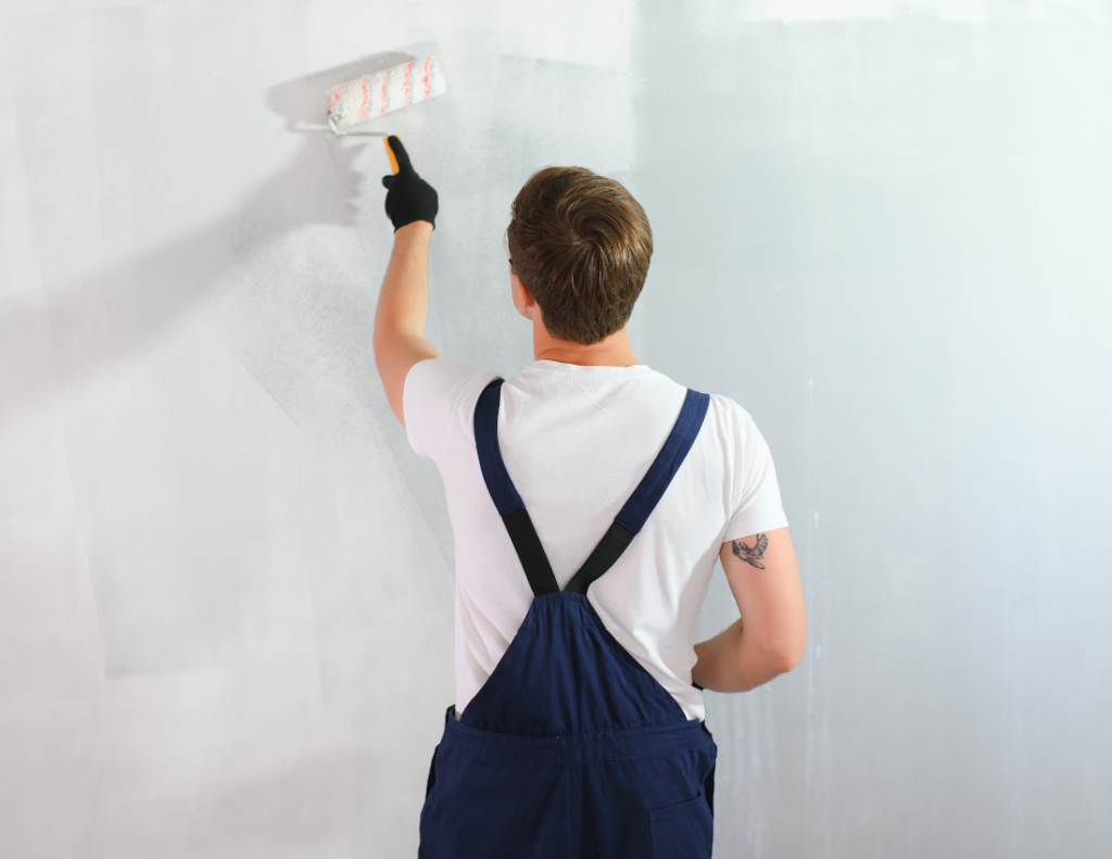 roller painting vs spray painting